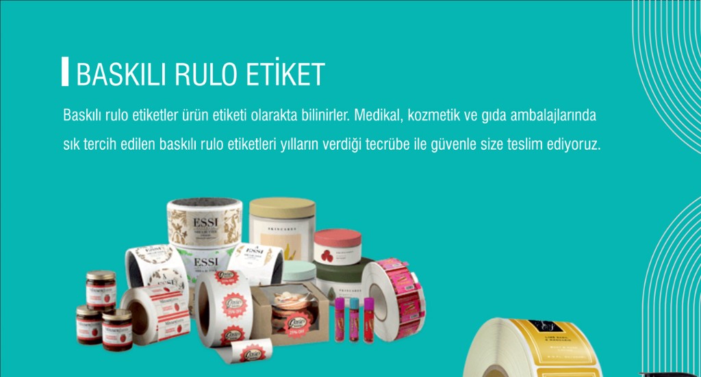 Baskılı Rulo Etiket